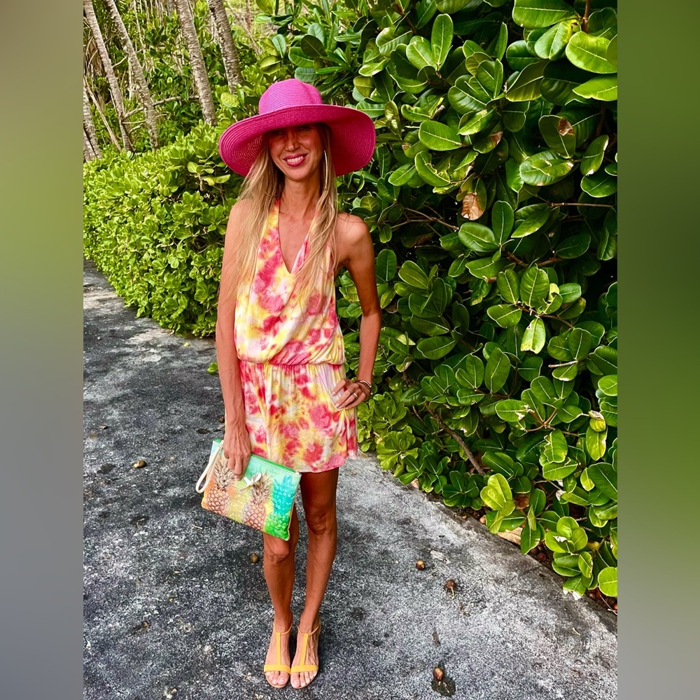 Young Fabulous & Broke Tie Dye Halter Romper S